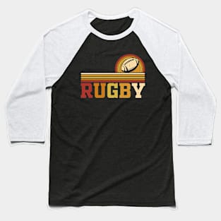 Rugby Sport Vintage For Rugby Player Team Coach Rugby Lover Retro Baseball T-Shirt